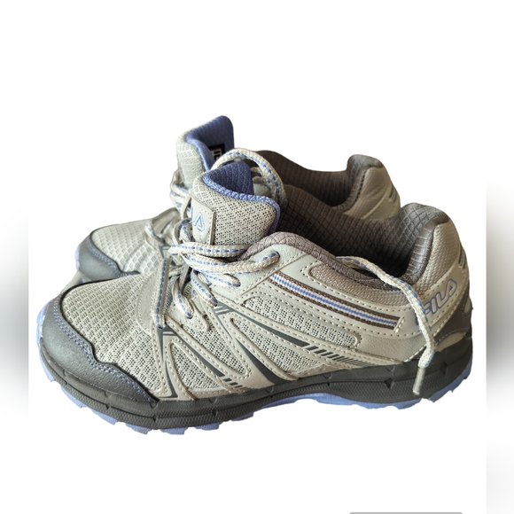 Fila Shoes women's ladies athletic grey 🩶 and purple size 6 - Picture 2 of 13